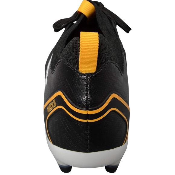 Umbro Tocco ll Pro Fg Soccer Cleat's Black White Saffron Mens Size 11.5 - Picture 2 of 8